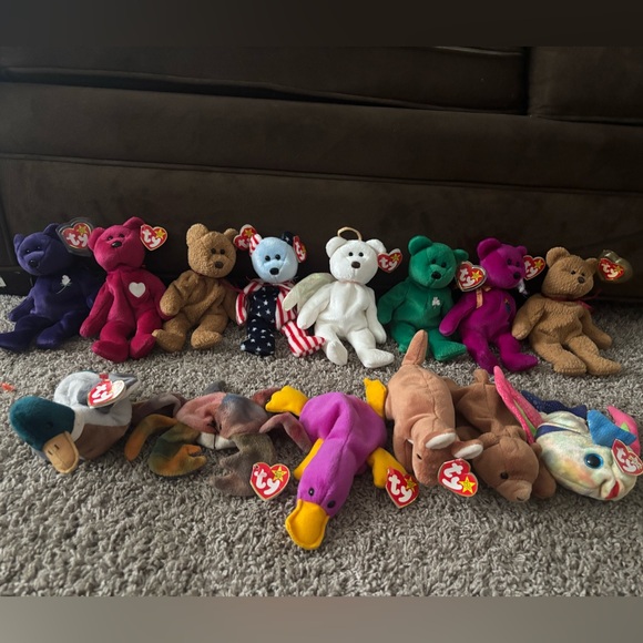 Ty beanie bears rare collection